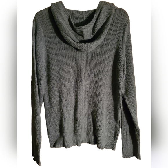 Sonoma Hooded Pullover Gray Sweater XL - Picture 2 of 4